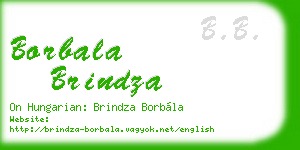 borbala brindza business card